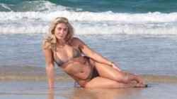 Bonnie Blue on the beach